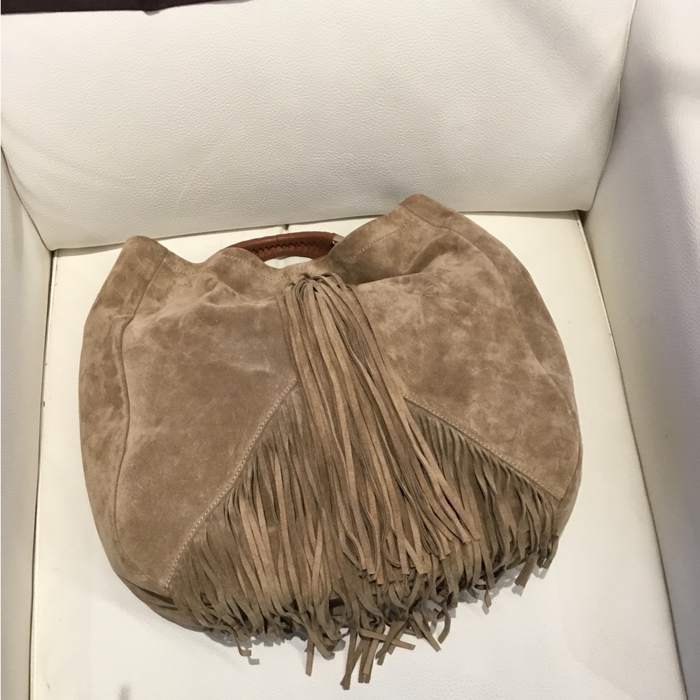 ETIENNE AIGNER large suede purse